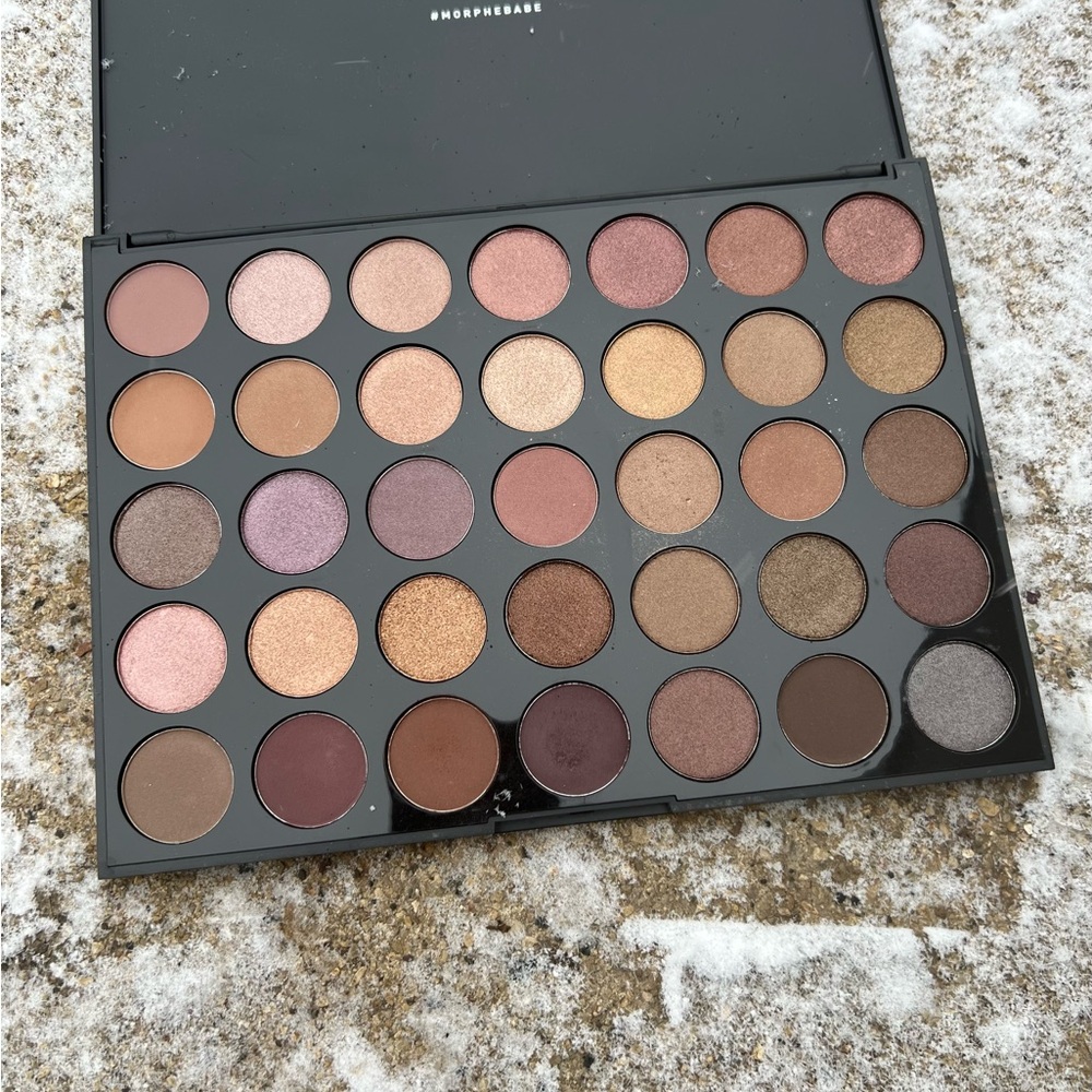 Morphe 35T Dope Taupe Eyeshadow Palette - Warm Neutrals